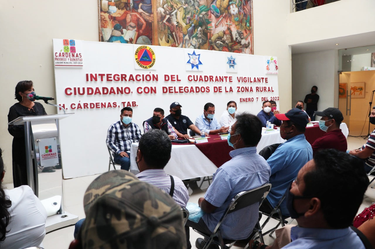 Fortalece Mayte Zapata estrategia de seguridad en la Zona Rural