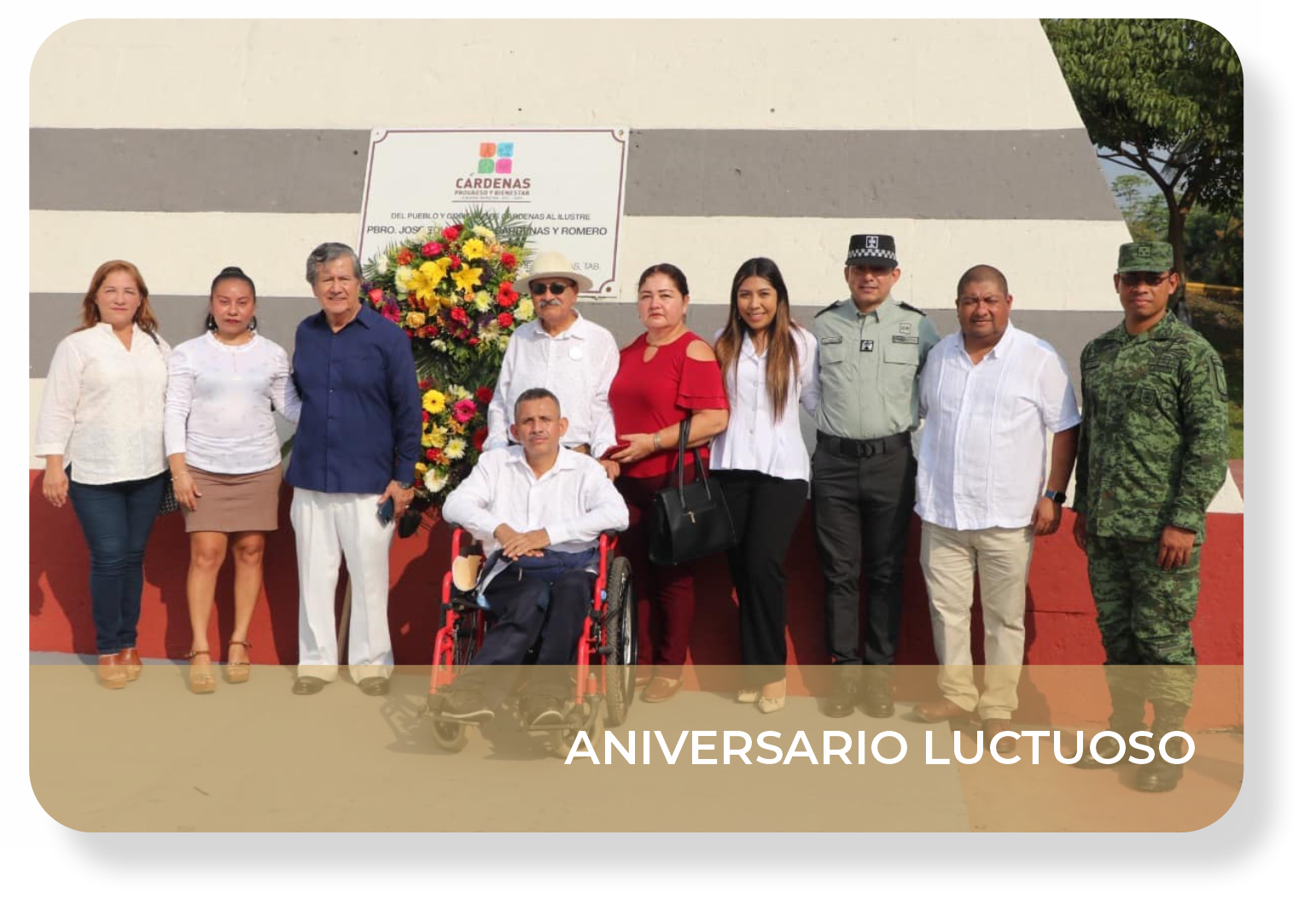 202 Aniversario Luctuoso de José Eduardo de Cárdenas y Romero